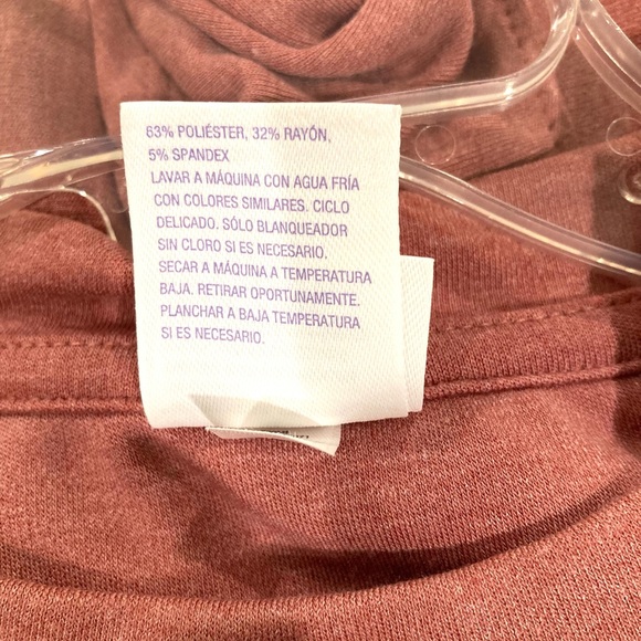 NWT Target’s Stars Above Long Sleeve Size XS Lounge/Pajama Shirt, Rose - Picture 6 of 7